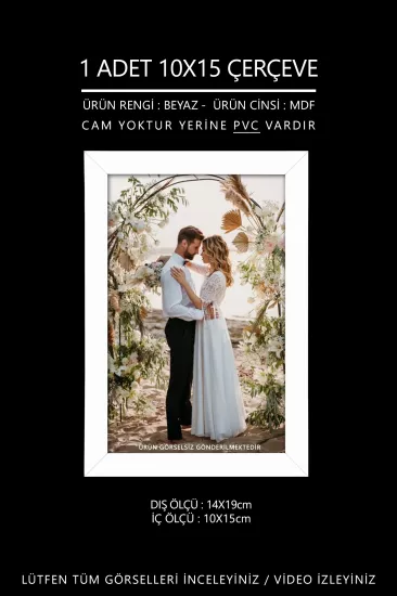 1 Adet 10x15 Çerçeve -  Fotoğraf Çerçevesi 